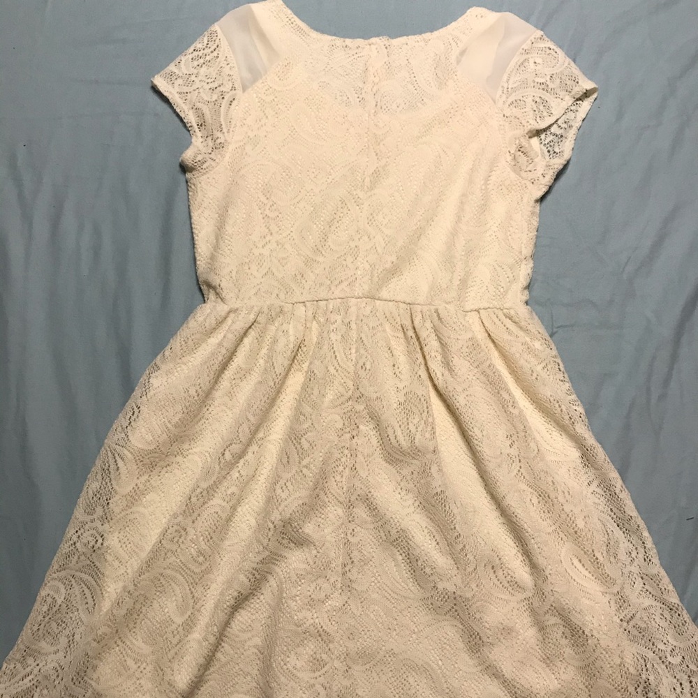 Short, Ivory Dress